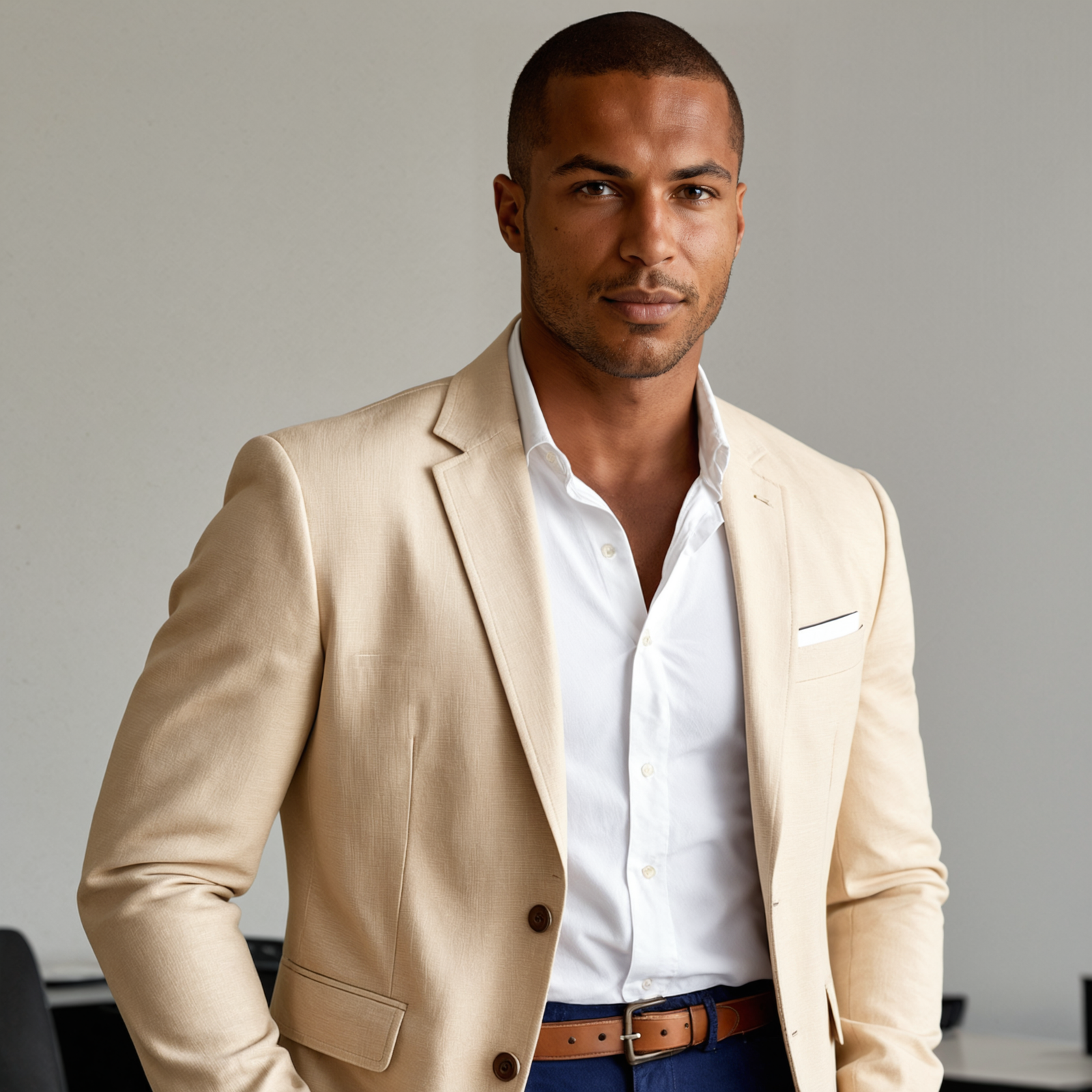 Men's Linen Summer Blazer - The Venice - Wedding Guest Men - Formal Occasions
