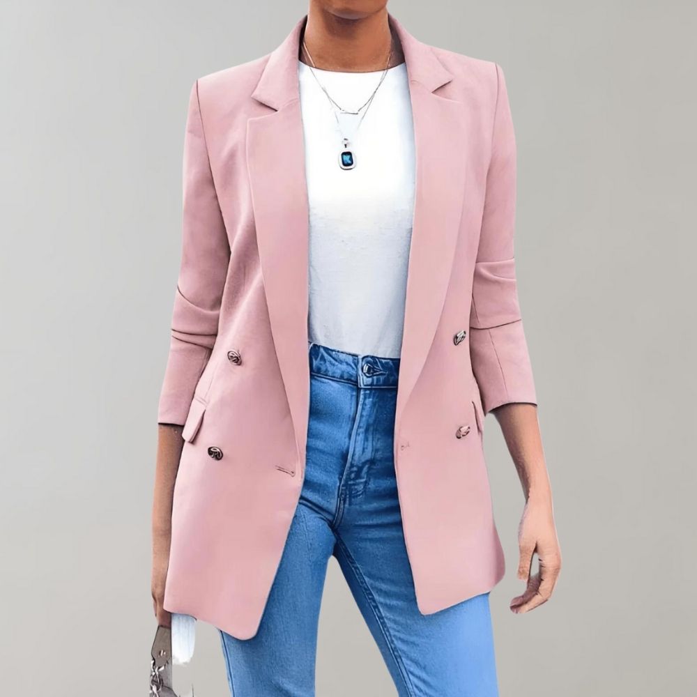 Women's Simple Two Button Blazer