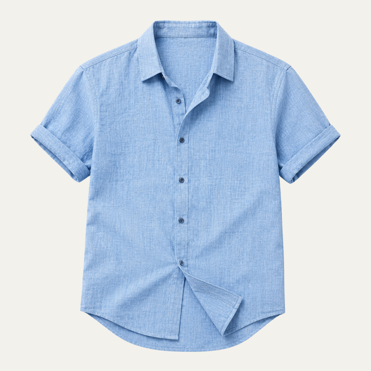 The Naples Men's Breathale Linen Button Up Shirt