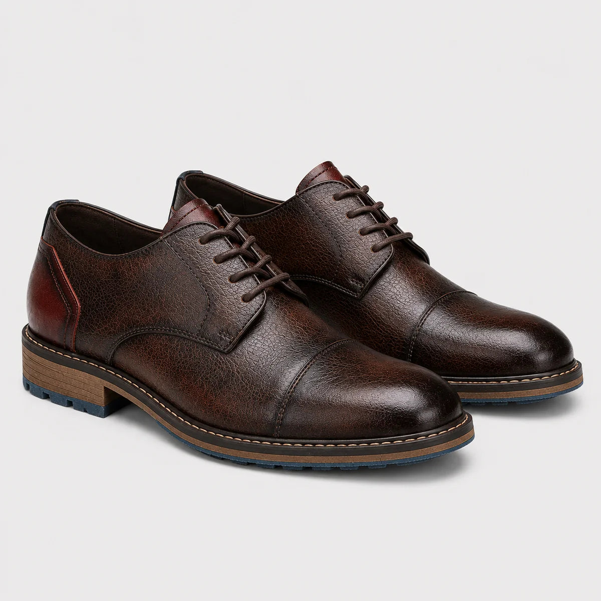 The Calabasas Men’s Cap Toe Lace Up Elegant Shoes