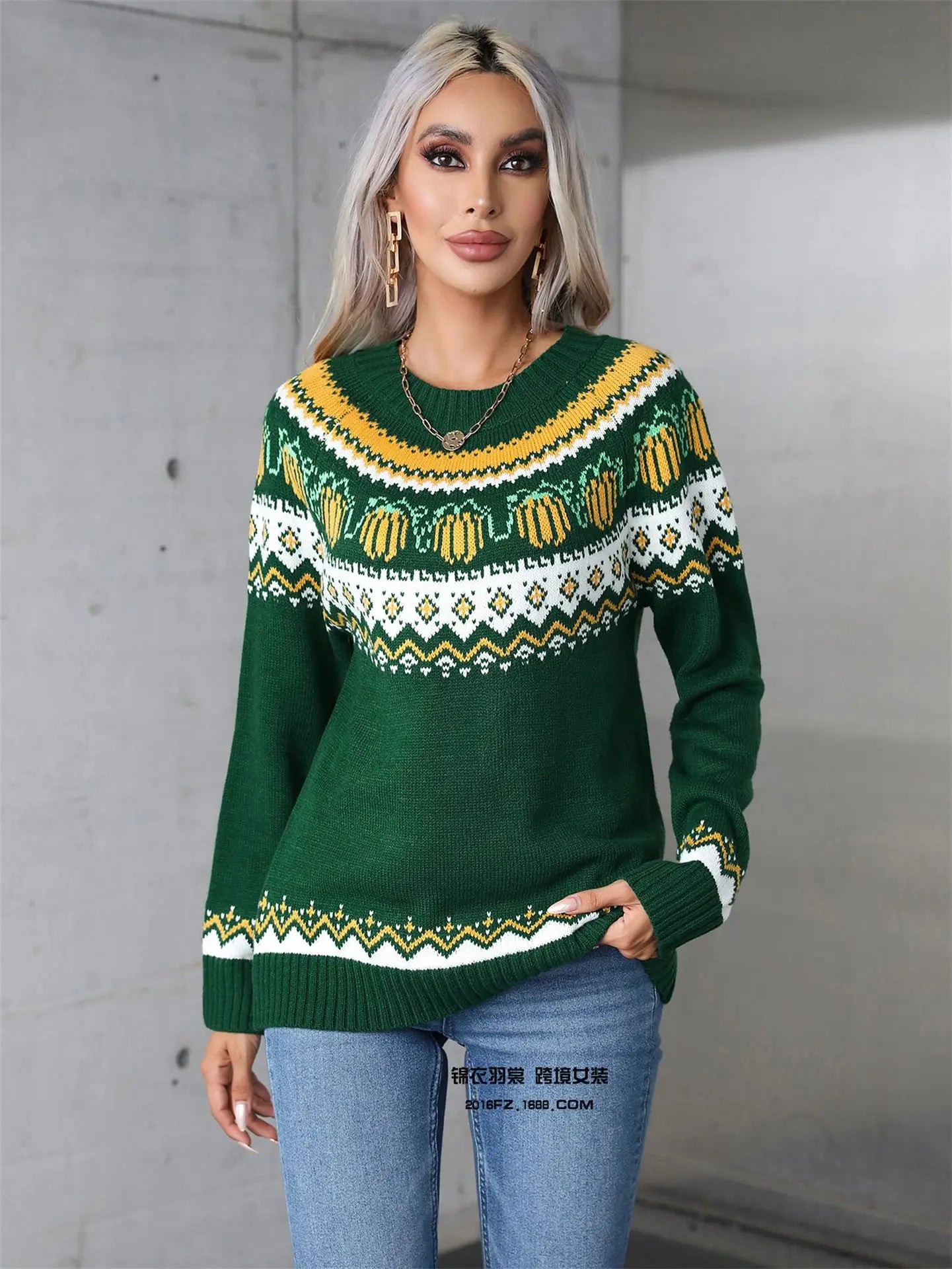 Women's Relaxed Crew Neck Knit