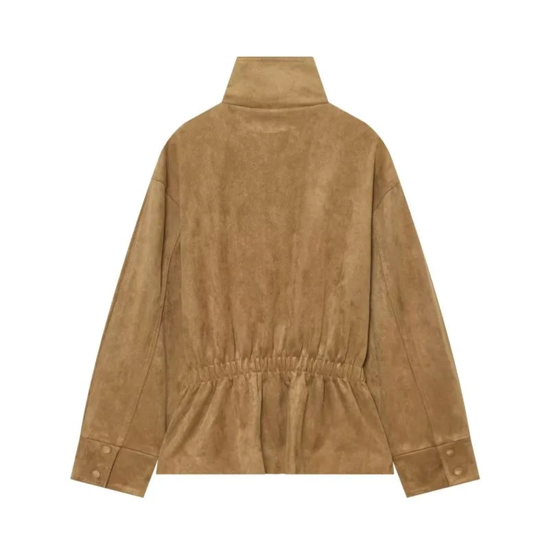 Women's Belted Faux Fur Coat