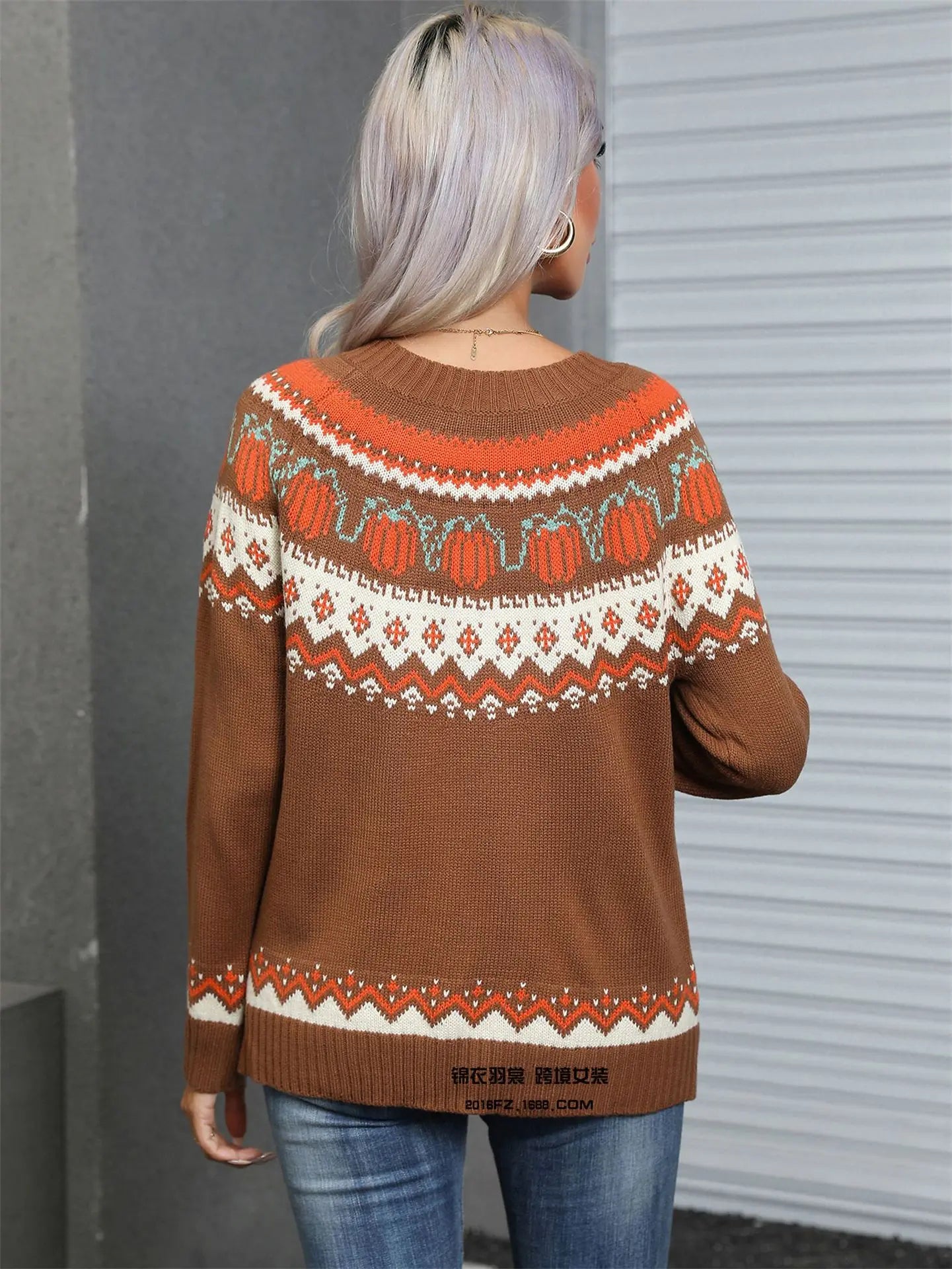Women's Relaxed Crew Neck Knit