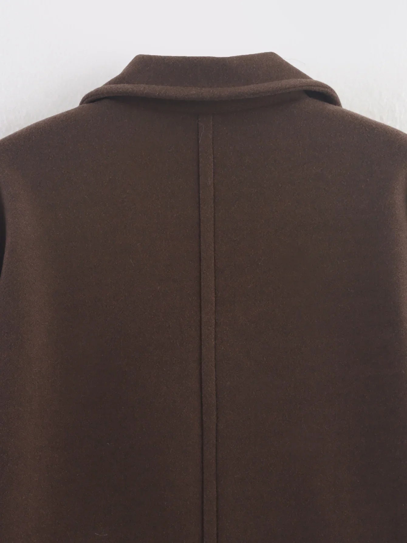 Women's Brown Wool Winter Coat