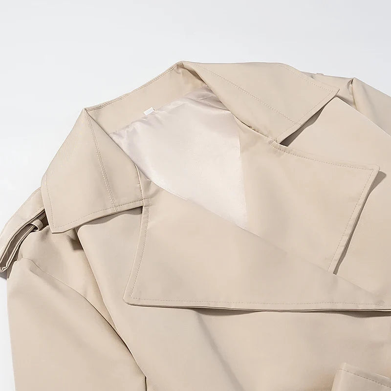 Women's Belted Lace Up Jacket