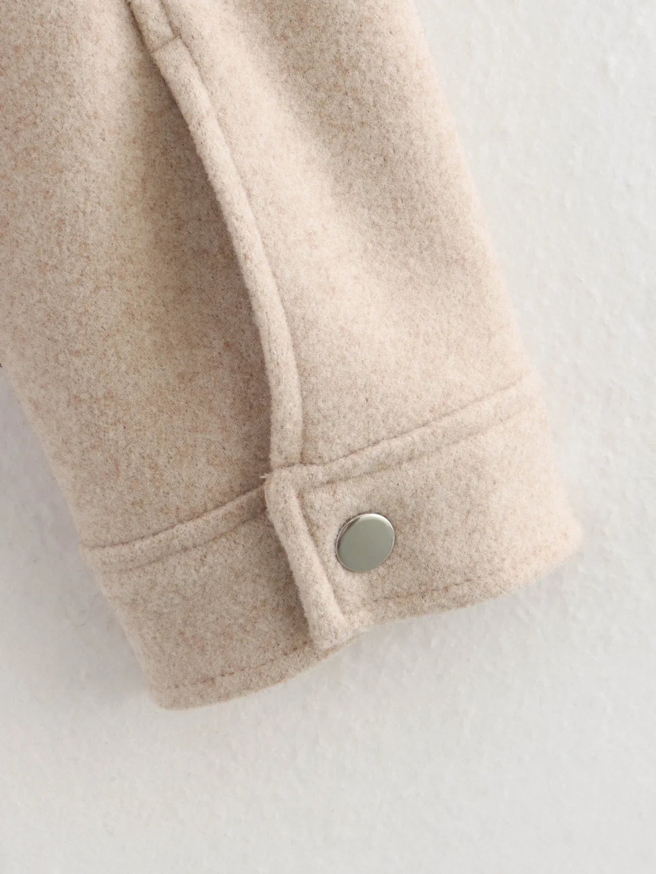 Women's Plain Zip Winter Coat
