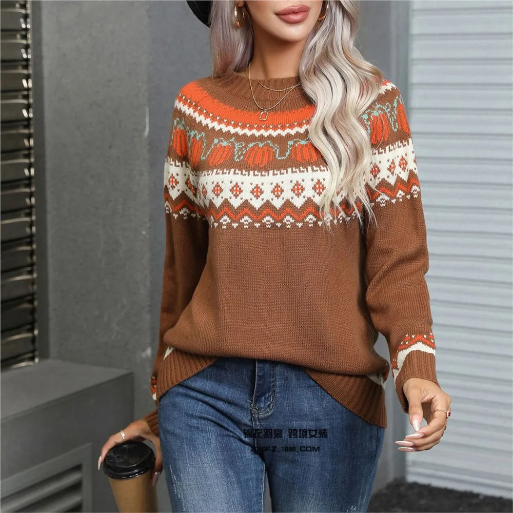 Women's Relaxed Crew Neck Knit