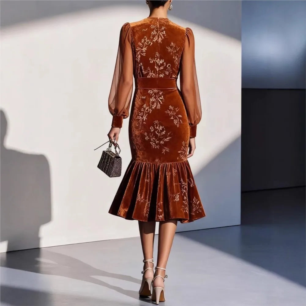 Women's Velvet Occasion Dress