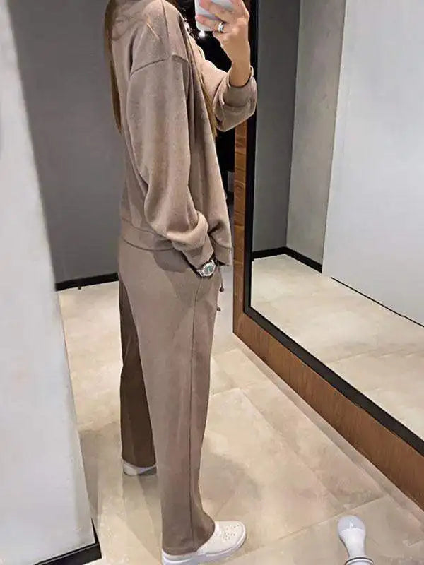 Women's Knit Two Piece Lounge Set