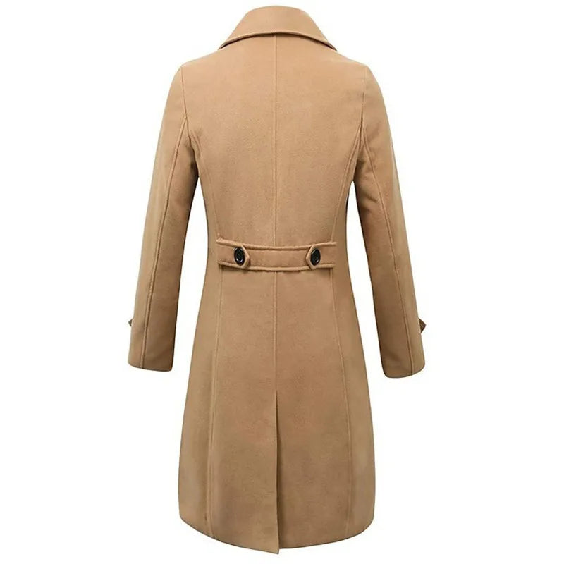 Men's Full Length Wool Coat – Tailored