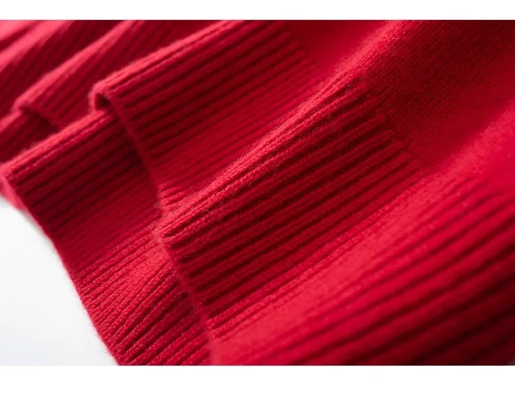 Women's Cashmere Blend High Neck Knit