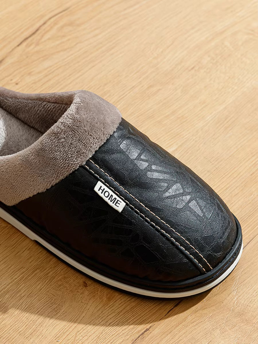 The Maida Vale Men's Fleece Lined Slip On Slippers