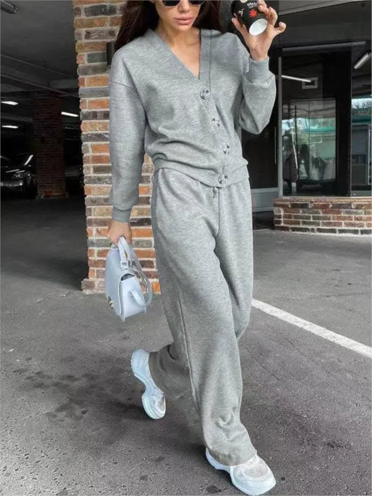 Women's Knit Two Piece Lounge Set