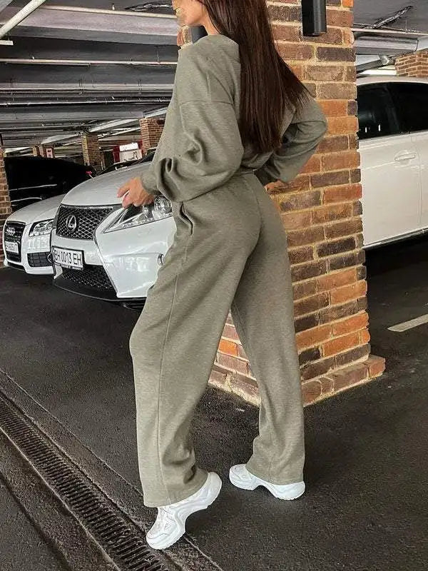 Women's Knit Two Piece Lounge Set
