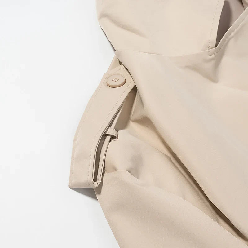Women's Belted Lace Up Jacket