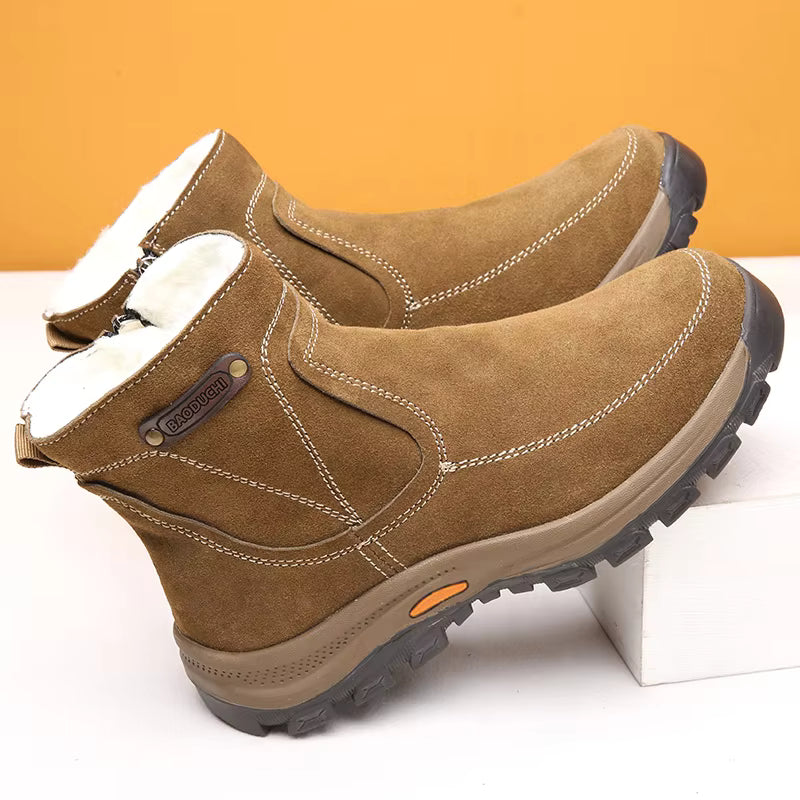 The Bruton Men's Shearling Lined Non Slip Winter Boots