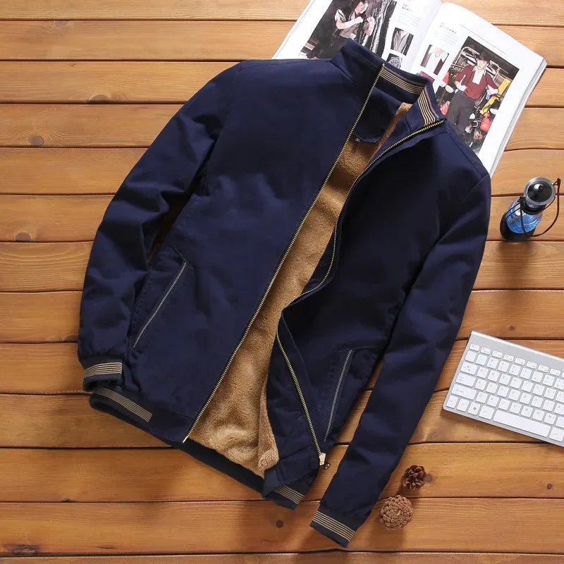 Men's Fleece Lined Jacket – Zip Front