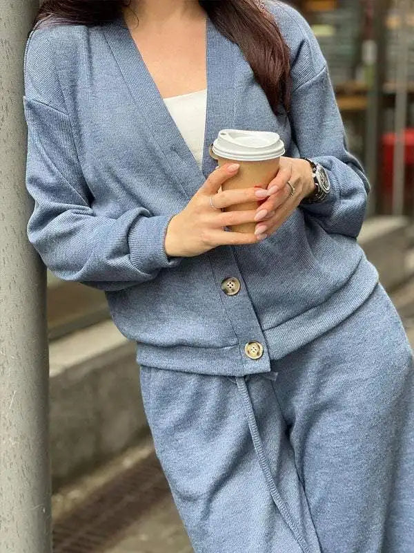 Women's Knit Two Piece Lounge Set