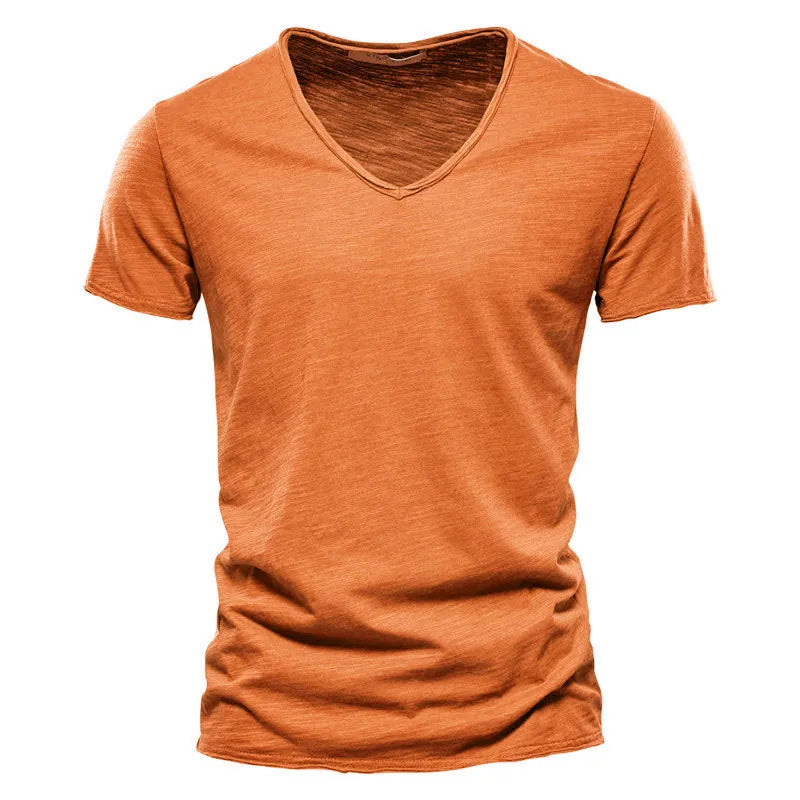 The Buckhead Men's Soft Cotton V Neck T Shirt