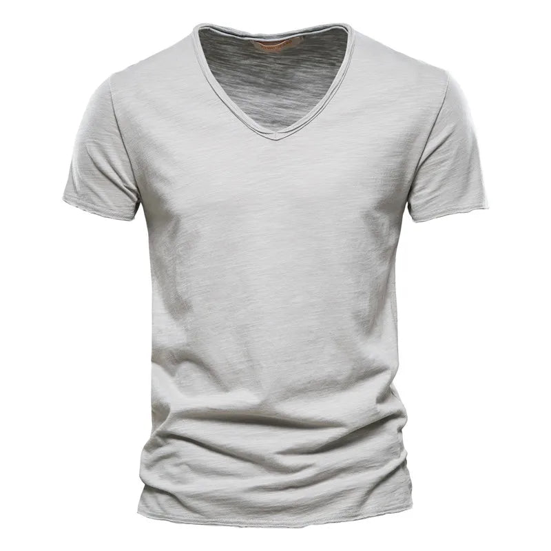 The New Orleans Men's Casual Cotton V Neck T Shirt