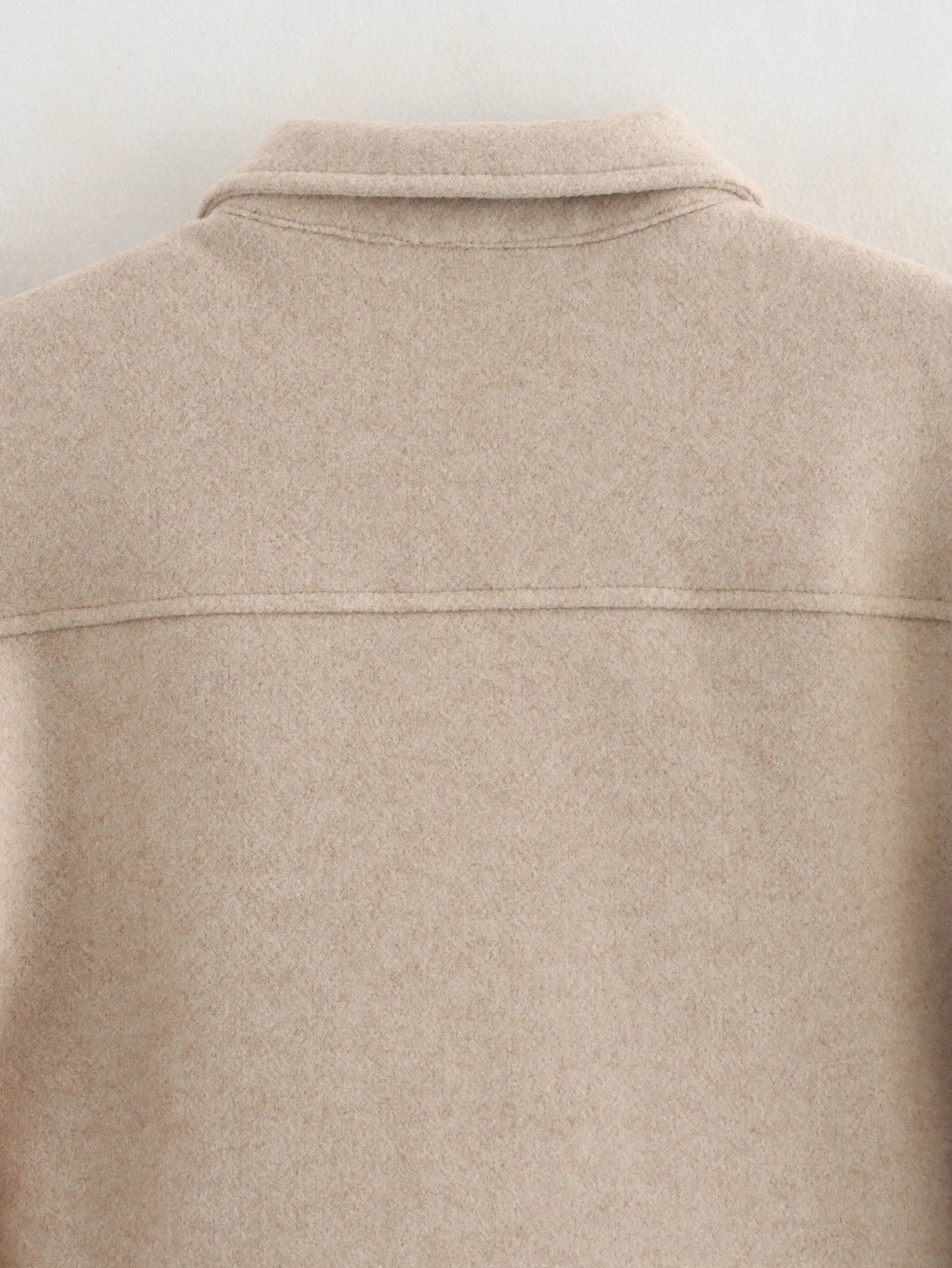Women's Plain Zip Winter Coat
