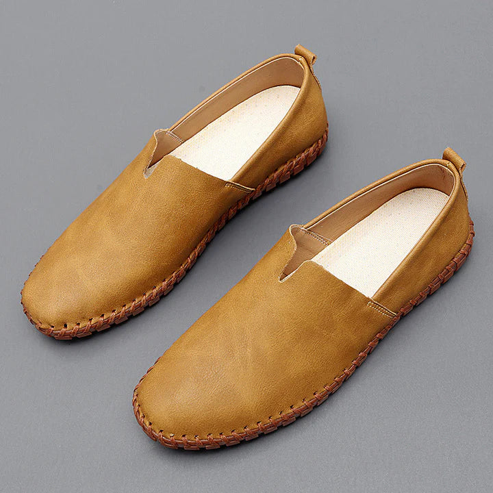 The Lerici Men's Handcrafted Leather Slip On Loafers