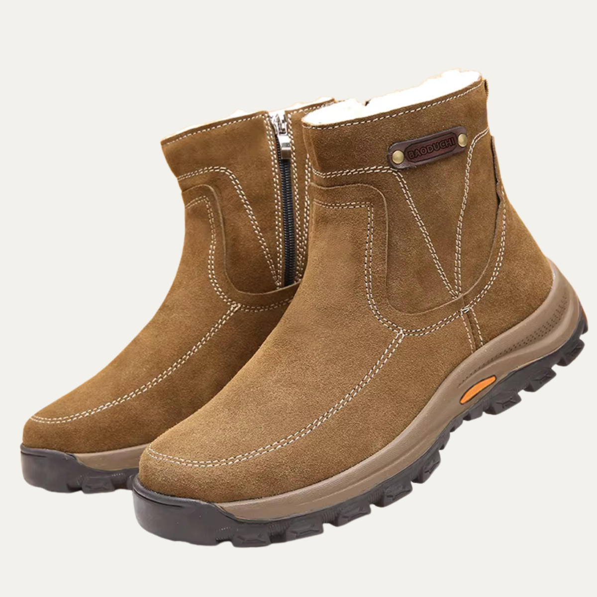 The Bruton Men's Shearling Lined Non Slip Winter Boots