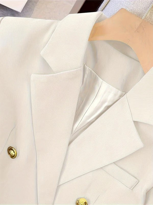 Women's Heavier Weight Double Row Blazer