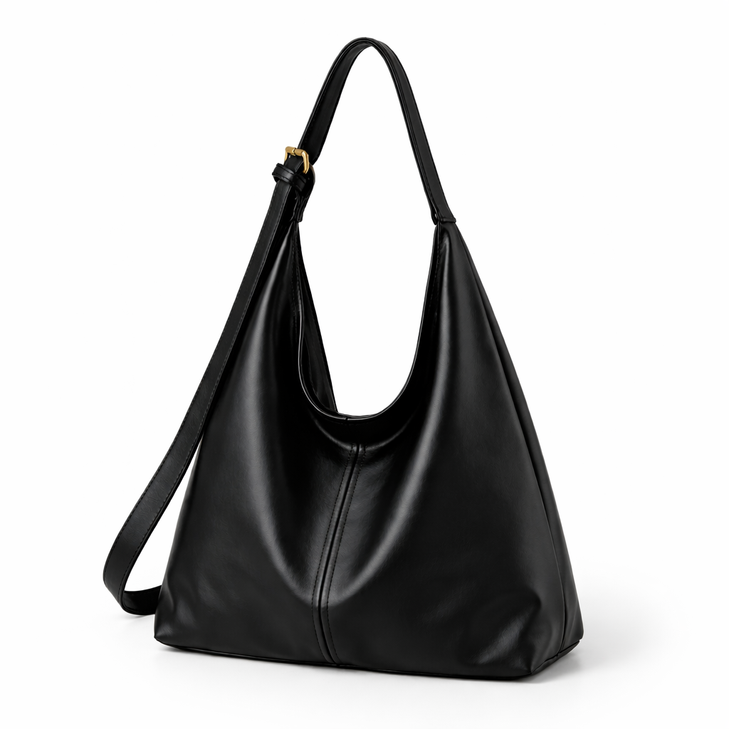 Women's Shoulder Bag – Oversized Minimalist Vegan Leather Bag