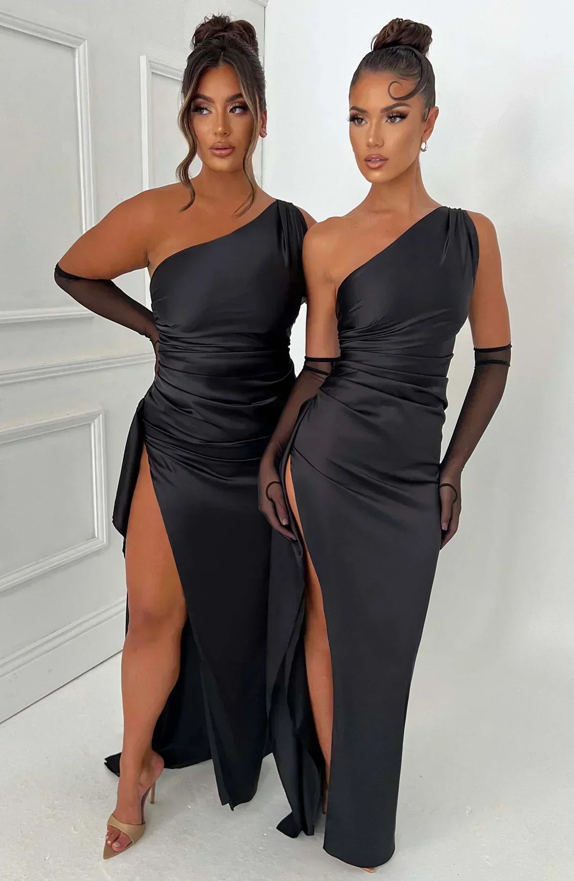 Women's Single Strap Gown in Extended Sizing