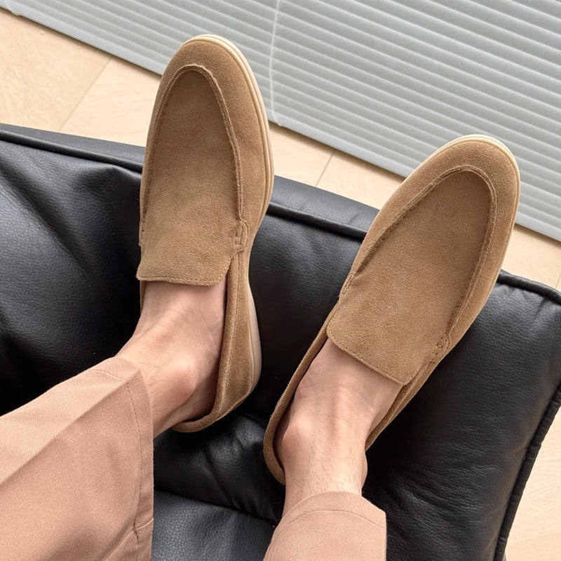 Men’s Suede Loafers – Lightweight Slip On Casual Moccasins