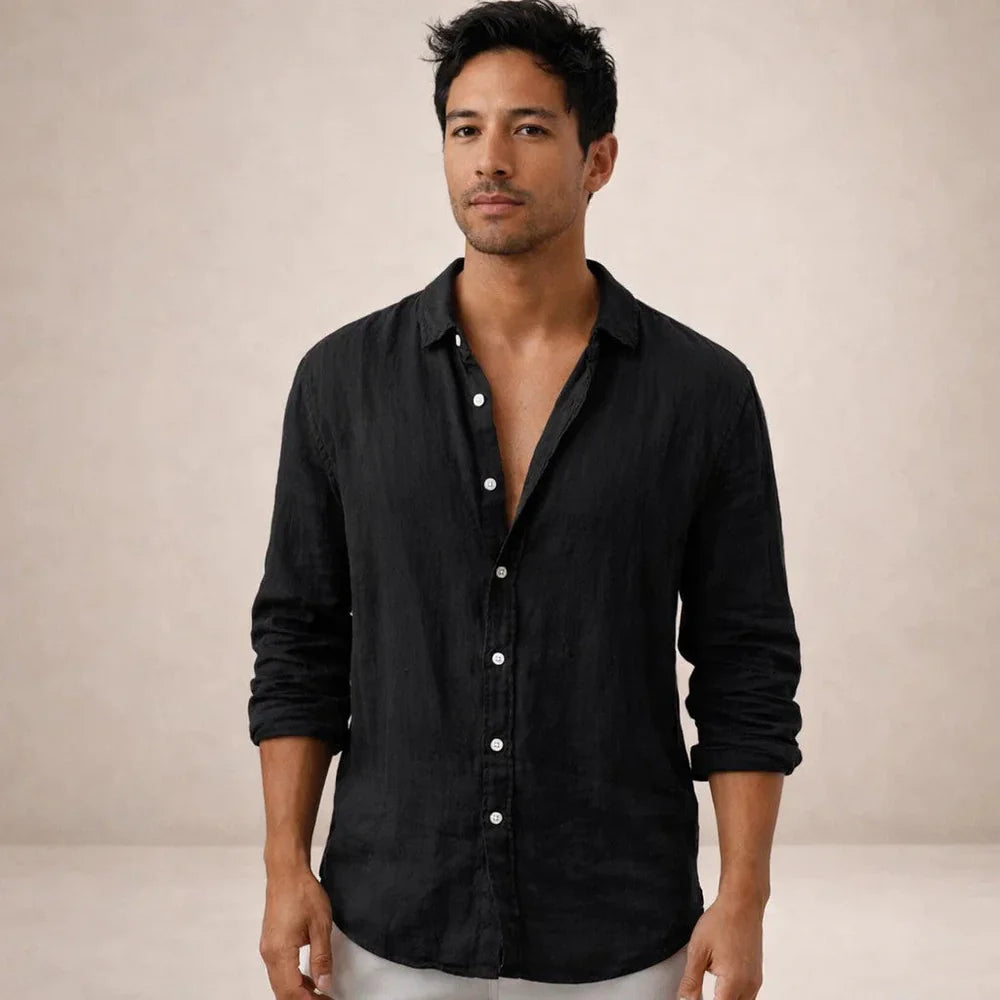 The Manchester Men's Lightweight Linen Shirt