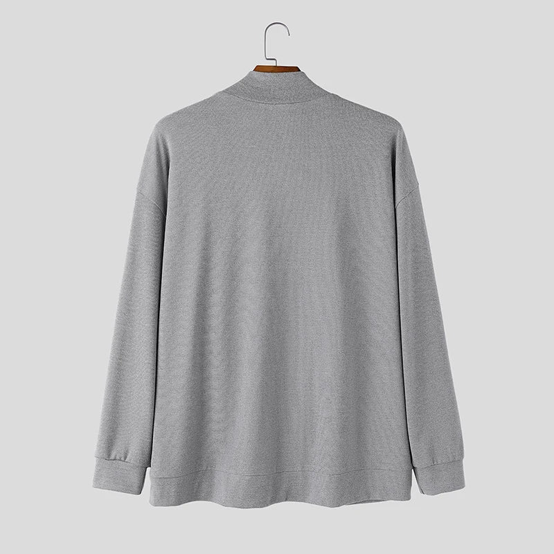 The Bloomsbury Men's Open Front Knit Cardigan