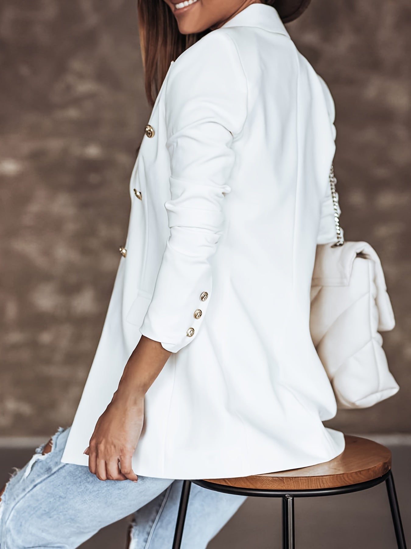 Women's Two Row Blazer in Two Shades