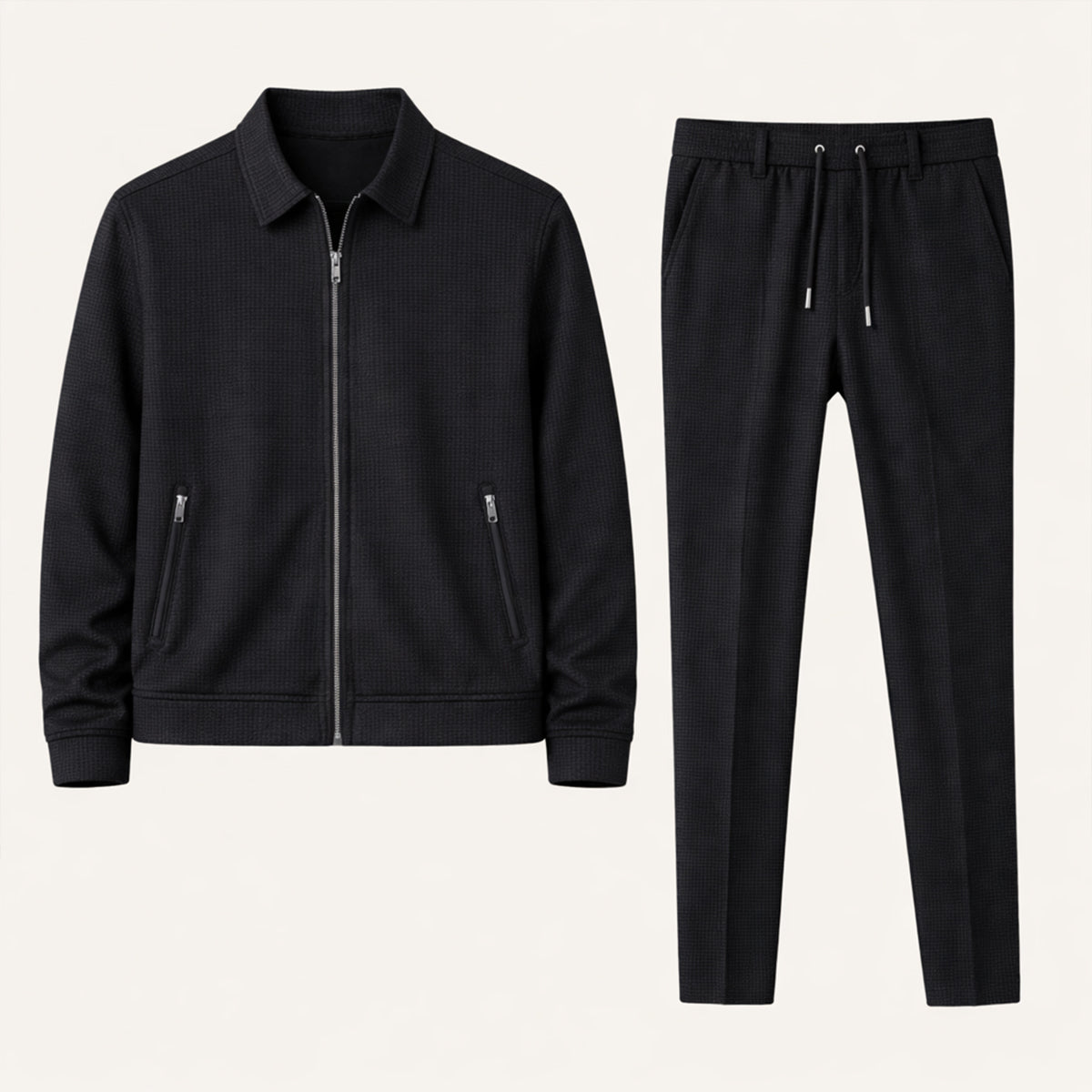 The Napoli Men’s Casual Summer Set – Jacket & Trousers Set