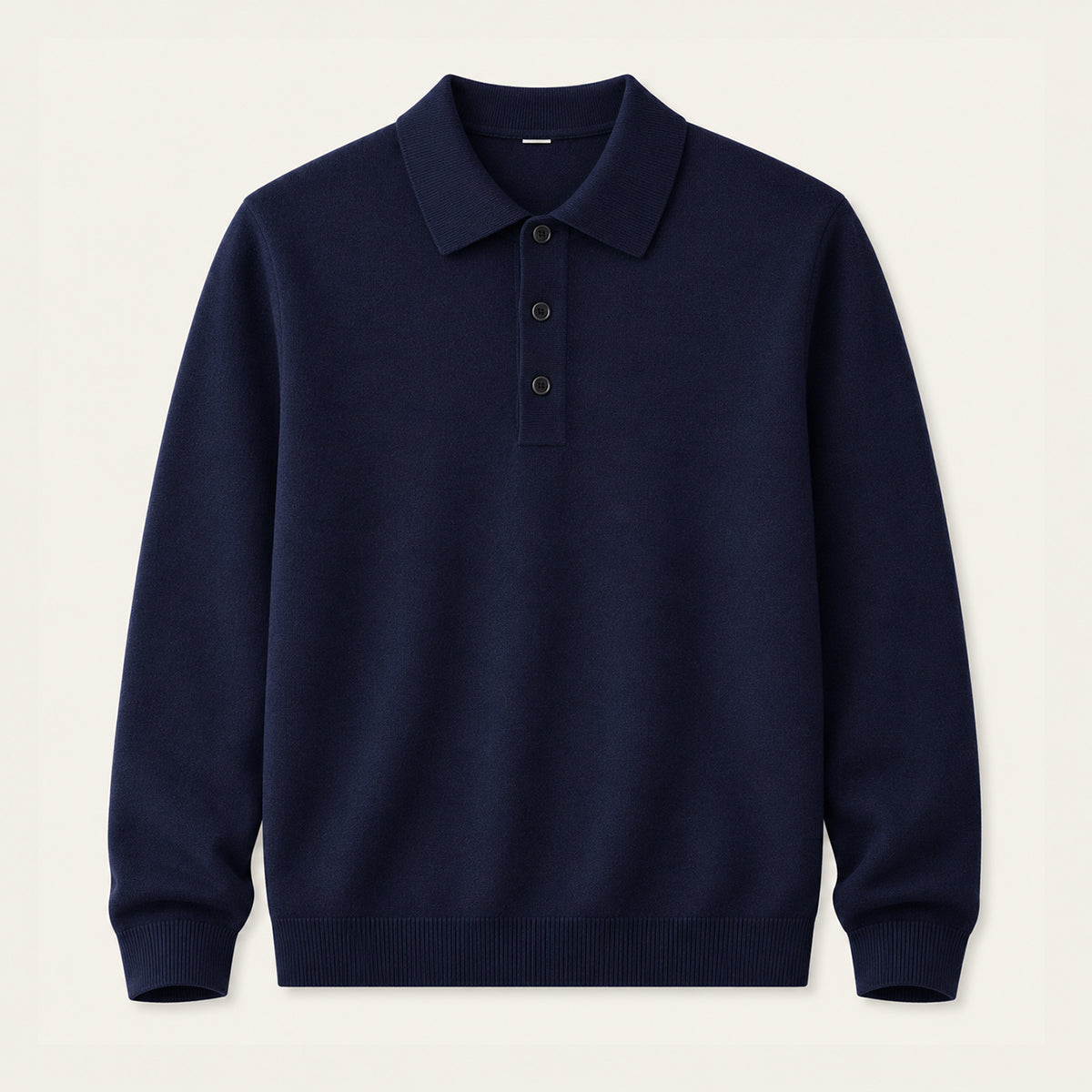 Men’s Merino Wool Knit Smart Trendy Polo Jumper