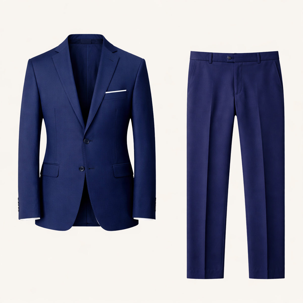 The Campobasso Men’s 2 Piece Suit – Timeless Formal Wedding & Business Suit Set