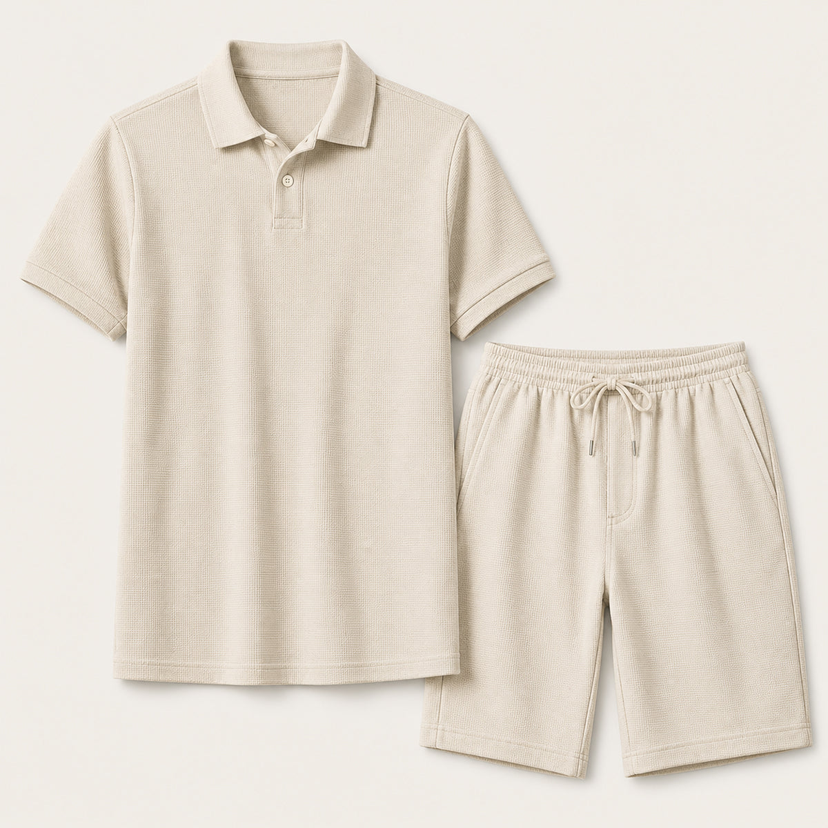 The Ashwood Creek Men’s Casual Co Ord Set – Shirt & Shorts