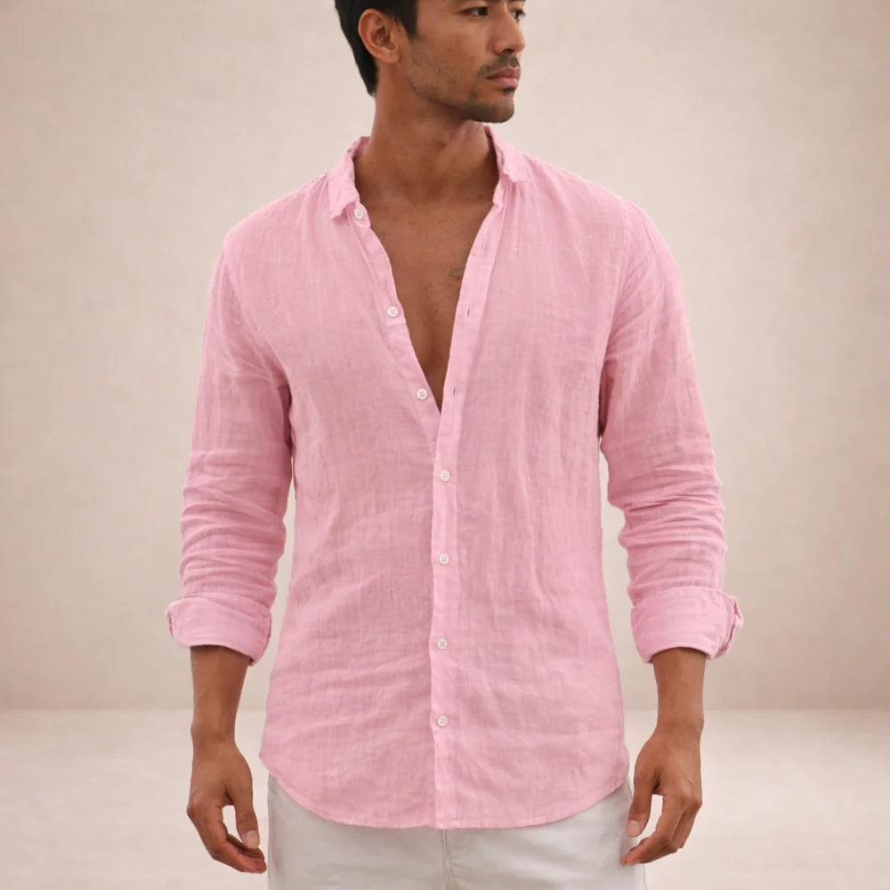 The Manchester Men's Lightweight Linen Shirt