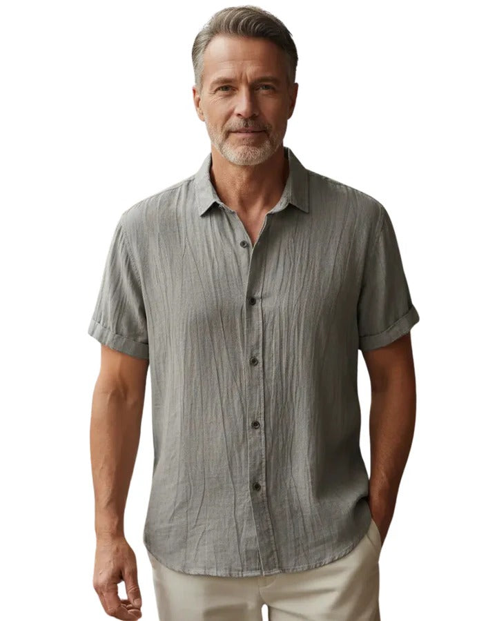 The Big Sur Men’s Lightweight Short Sleeve Button Up Shirt