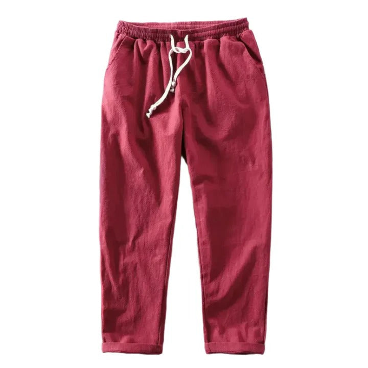 The Pasadena Men’s Casual Linen Drawstring Pants
