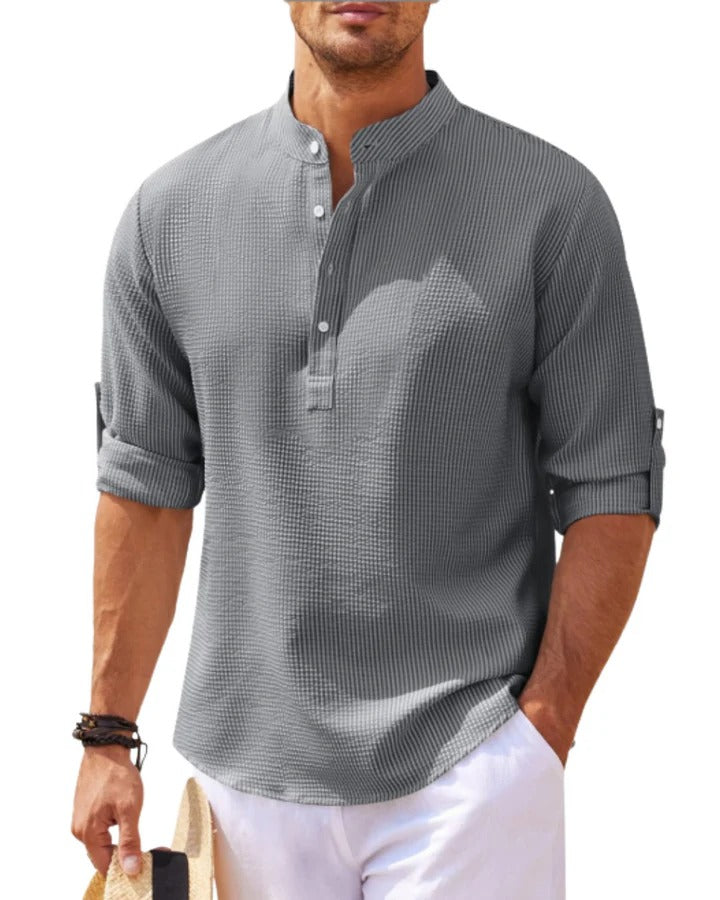 The Malcesine Men's Half Sleeve Collar Polo Shirt