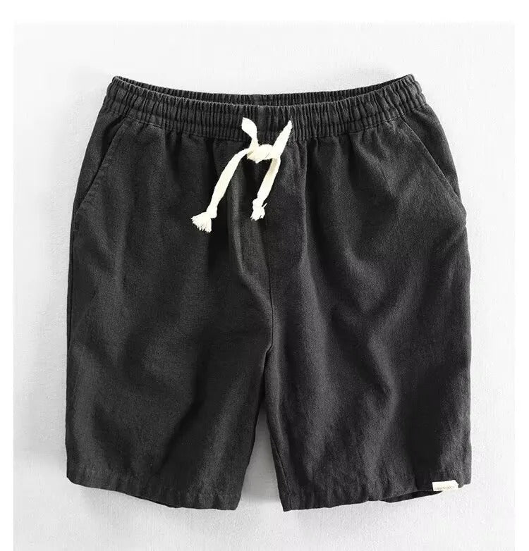 The Treviso Men's Lightweight Linen Drawstring Shorts
