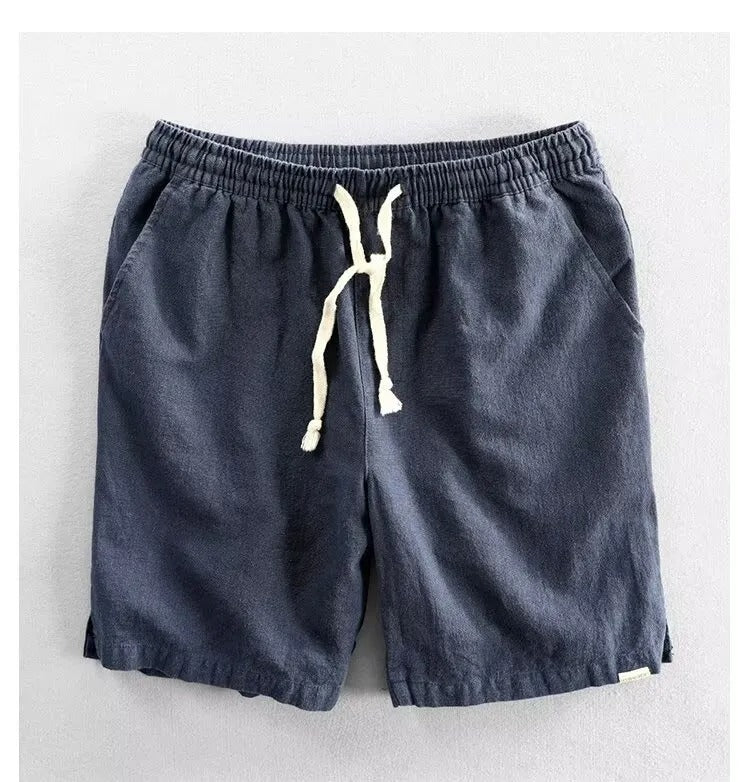 The Treviso Men's Lightweight Linen Drawstring Shorts