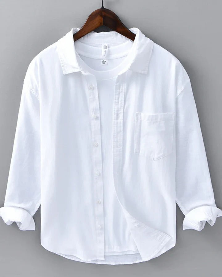 The Napa Men's Casual Linen Button Up Shirt