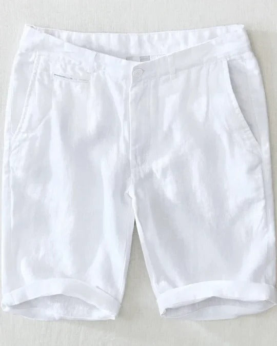 The Manhattan Men's Linen Tailored Shorts