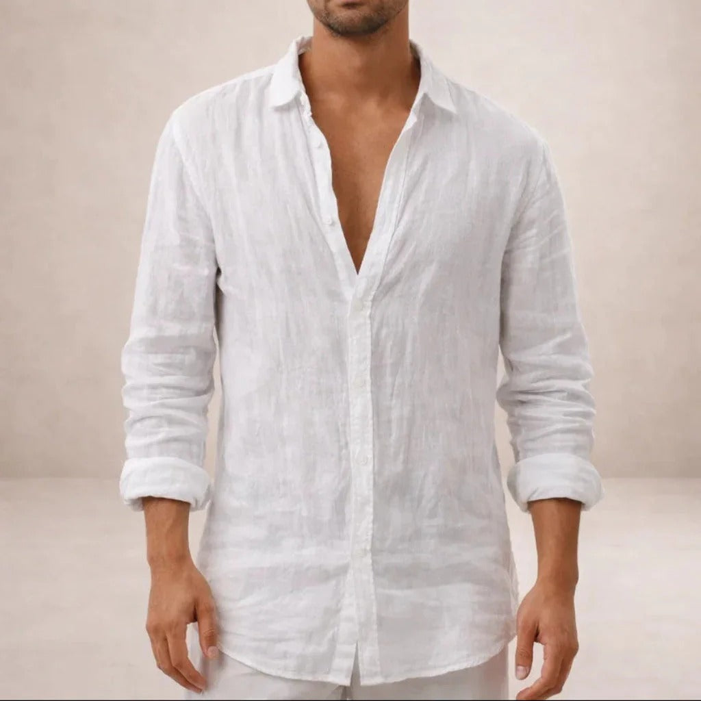 The Manchester Men's Lightweight Linen Shirt