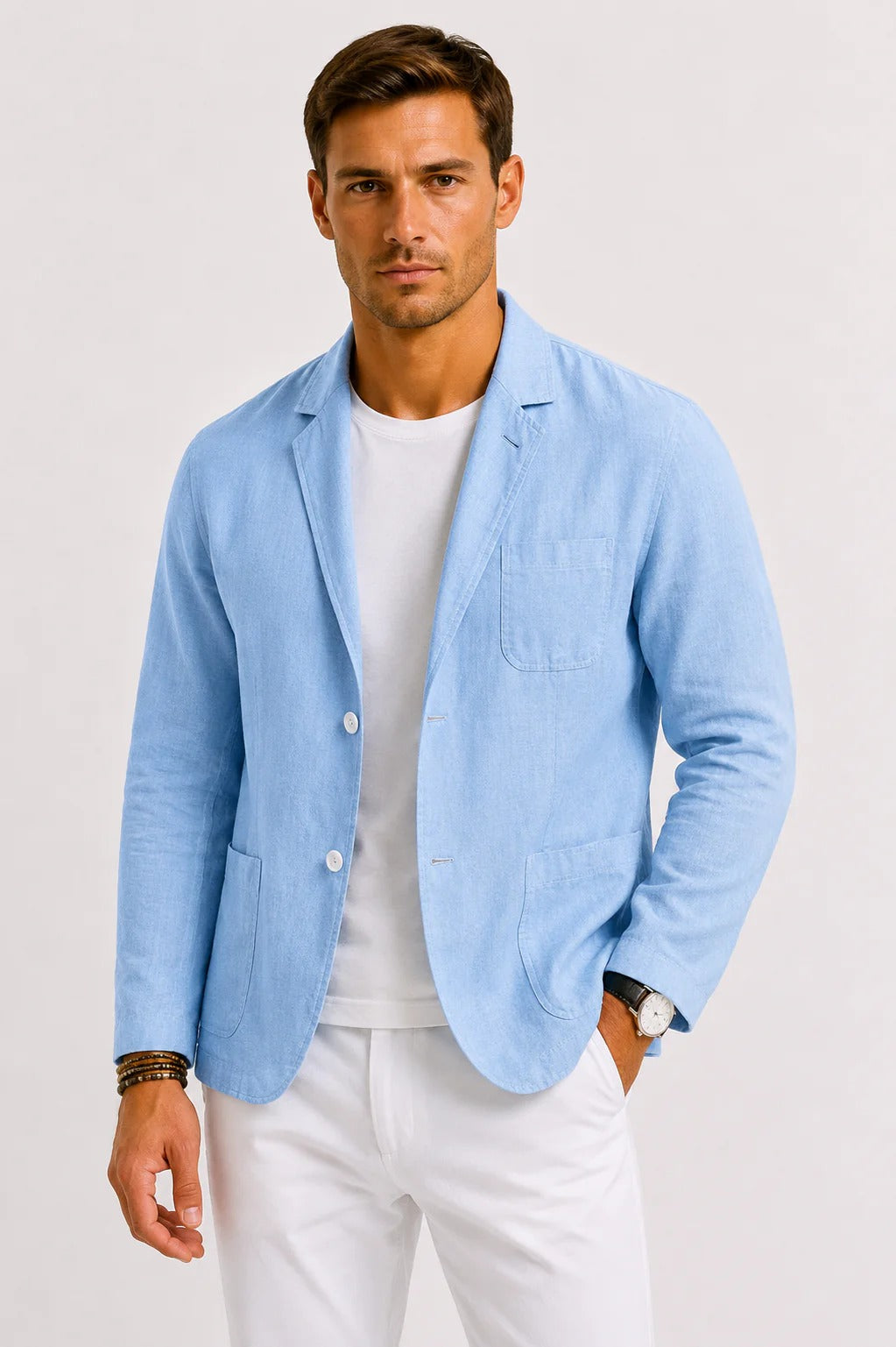 The Cody Men's Lightweight Relaxed Fit Linen Blazer