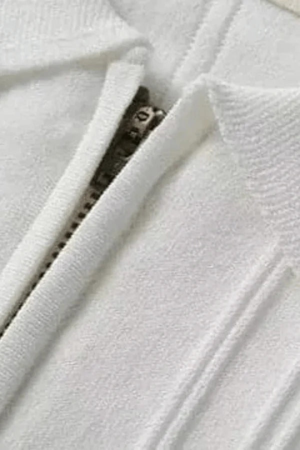 The Murano Men's Smart Zip Knit Polo Shirt