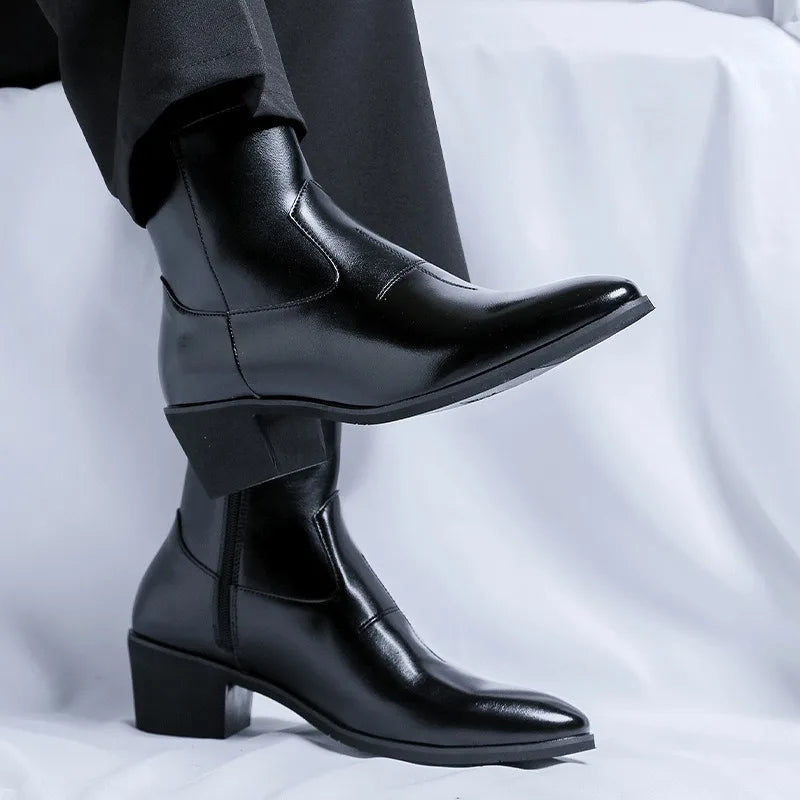The Bermondsey Men's Block Heel Chelsea Boots